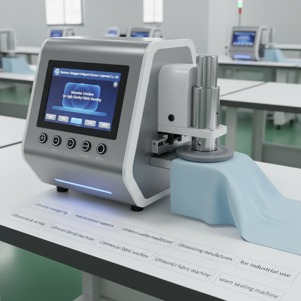 Ultrasonic sewing machine