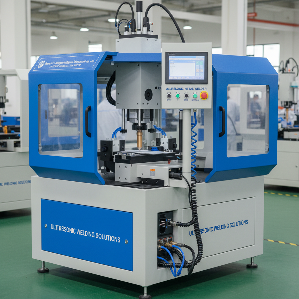 Ultrasonic metal welding machine