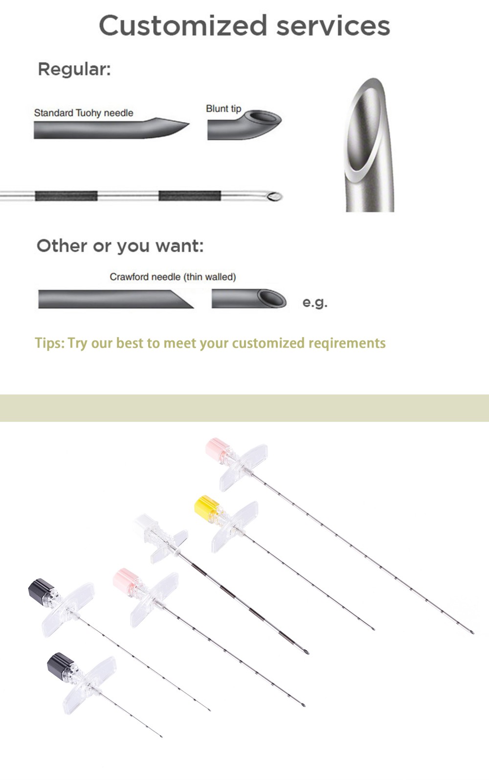 Aiguilles Tuohy personnalisées pour anesthésie péridurale, usine et  exportateur | Mekon, image size:1000x1594