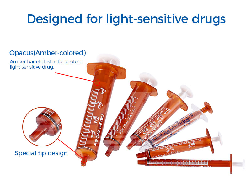 Amber oral syringe 03