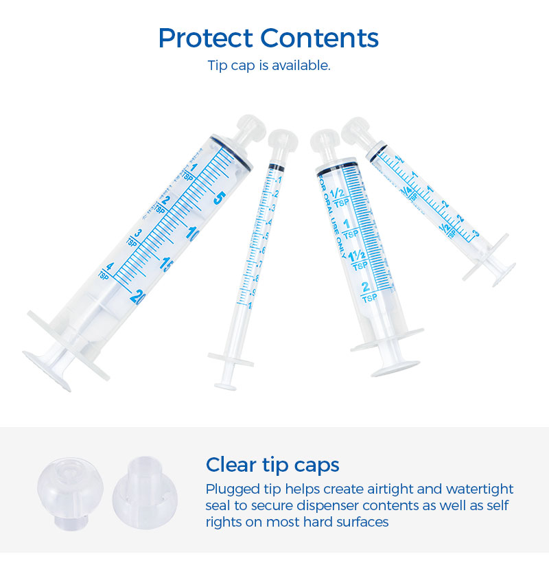Oral syringe for medication (oral dispensing syringe) (4)