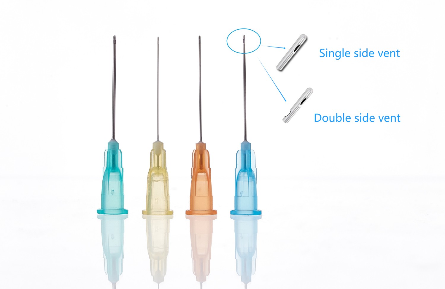 カスタムサイドベント歯科用エンドイリゲーションニードルチップ