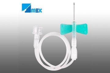 Safety scalp vein sets