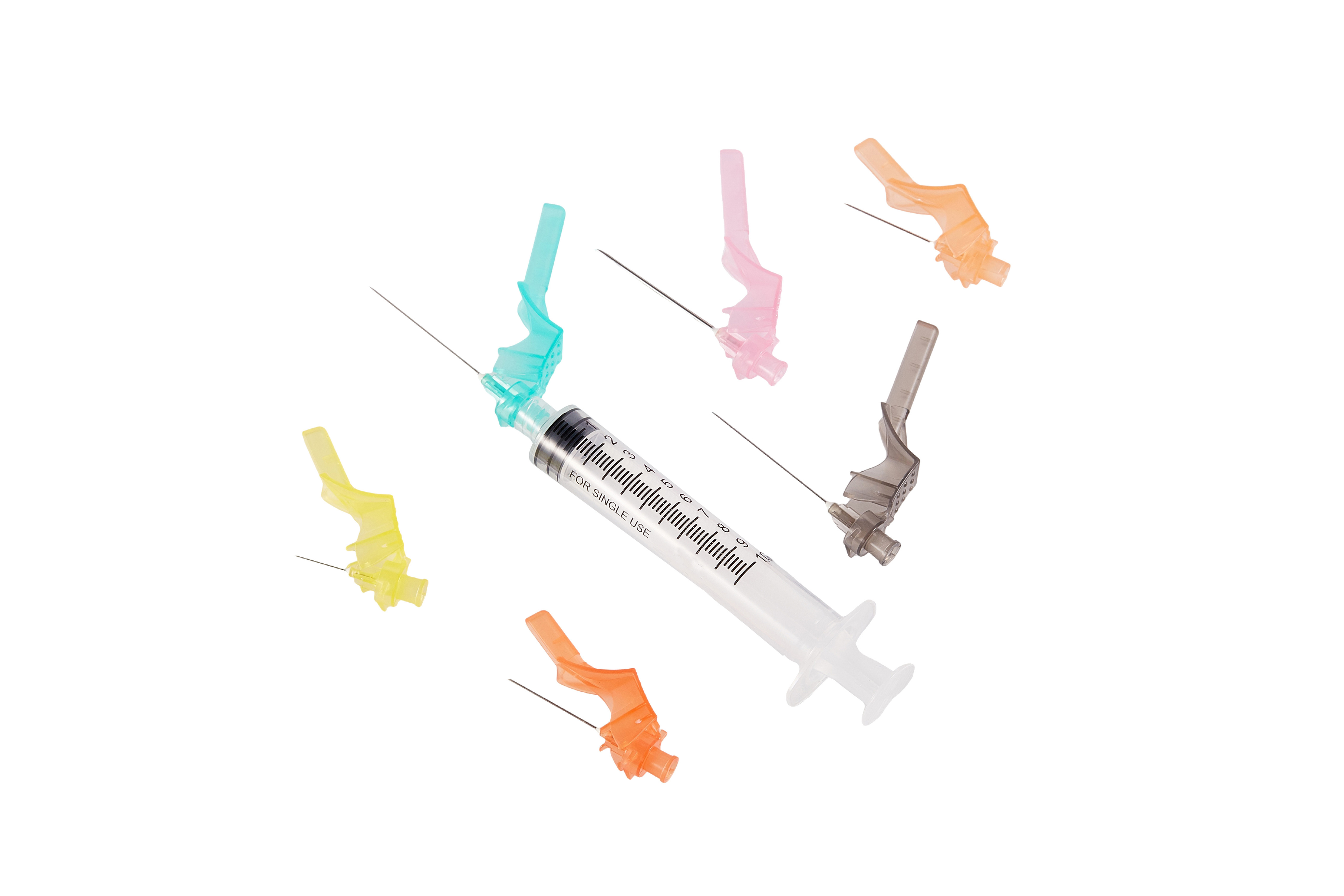 Sterile Syringe with Safety Needle