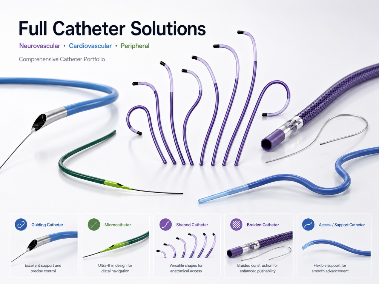 Mekon Custom Interventional Catheters: Precision Design for Neuro, Cardiovascular, and Peripheral Applications