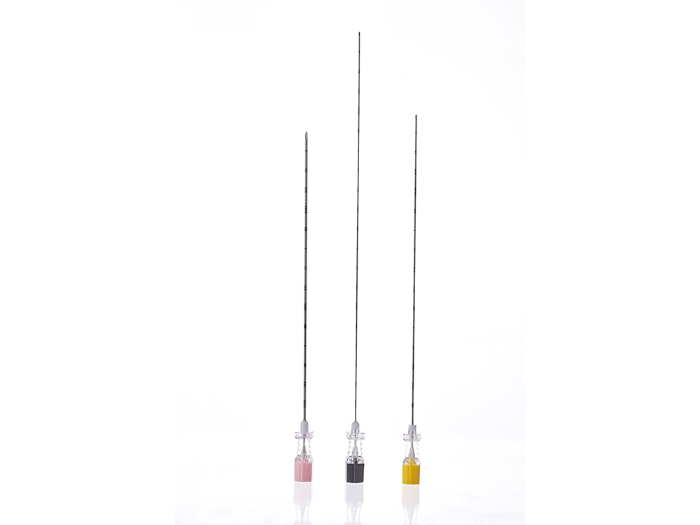 Chiba biopsy needle with echogenic tip
