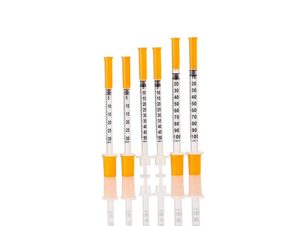 Insulin syringe for single use 0.3ml 0.5ml 1ml
