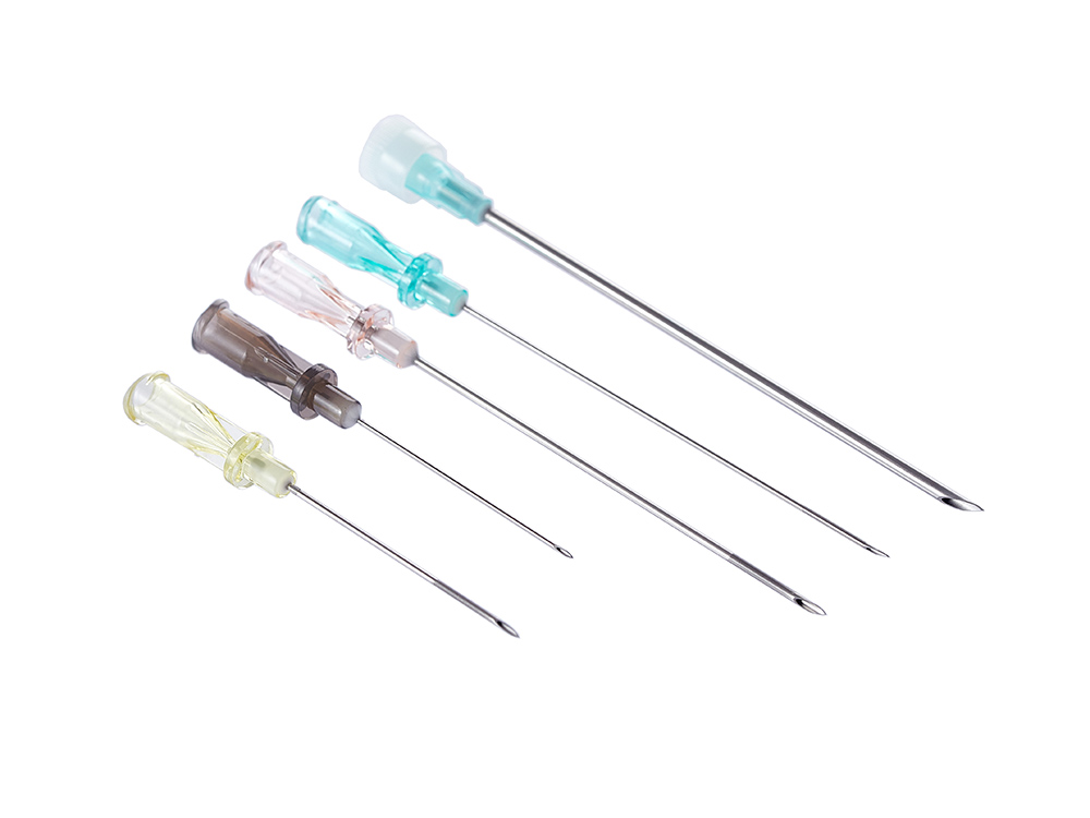 Introducer needle with echogenic tip