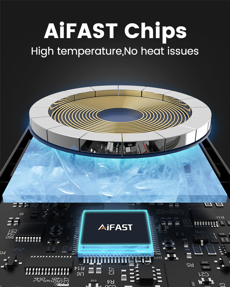 7-AiFAST chips,no heating issues