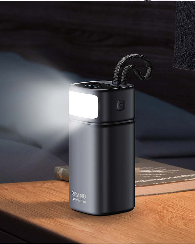 7-LED light powerbank