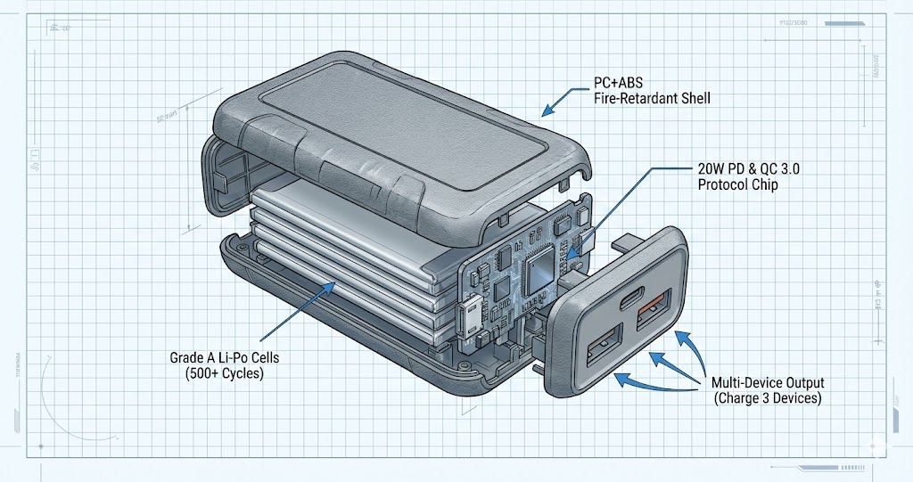 gan charger with usb and type c ports