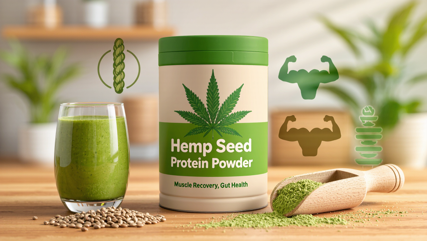 Hemp Seed Protein Powder for Muscle Recovery & Gut Health: Nutrition, Benefits, Applications & Sourcing Guide