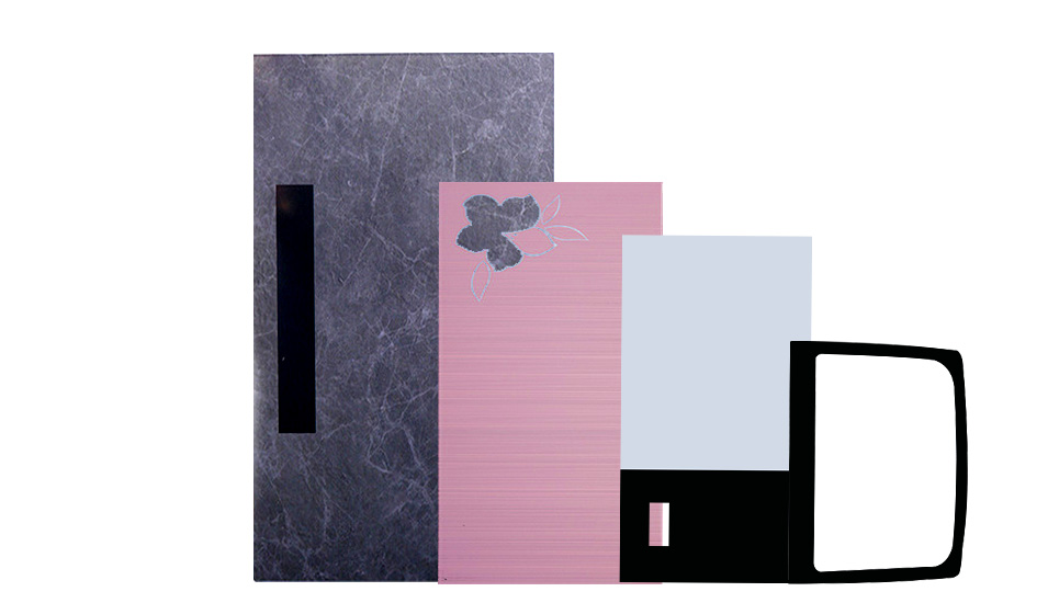 Painel de vidro serigrafado 1