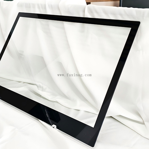 شاشة لمس ذكية بسماكة 4 مم، مقاس مخصص 26 بوصة، مع سطح مطلي بـ AG/AR/AF للعرض الإلكتروني