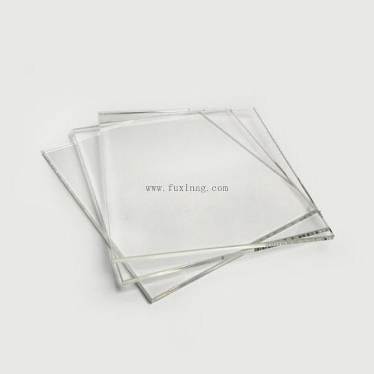 Tilpasset størrelse gjennomsiktig borsilikatglass polert herdet borsilikat 3,3 platestøtte silketrykk