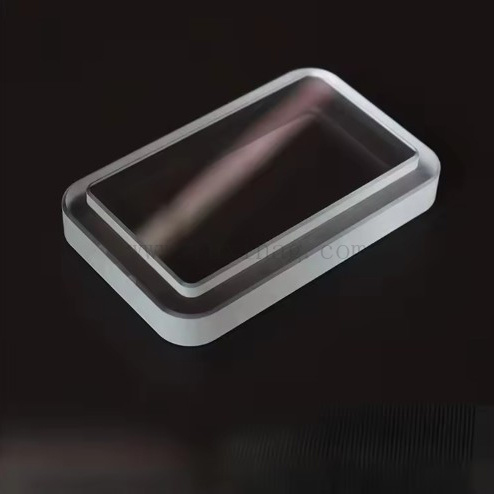 Glass Factory Custom Made Transparent Tempered Cover Glass for LED Lighting Lamp