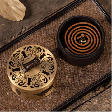 Handmade Pure Copper Five-Tigers Pattern Incense Burner