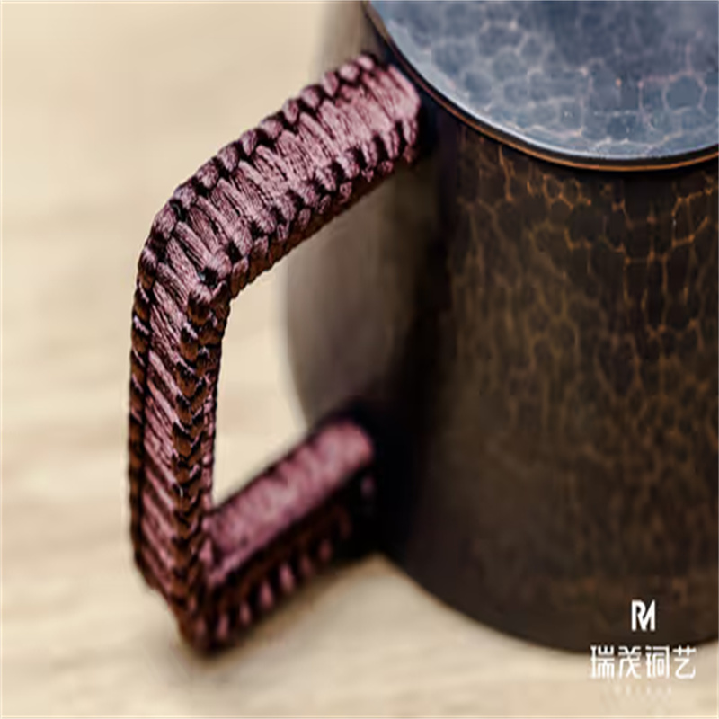 Handmade 99.9% Pure Copper Ruyi Teapot (Eastern Aesthetic for Global Tea/Coffee & Lifestyle Scenes)