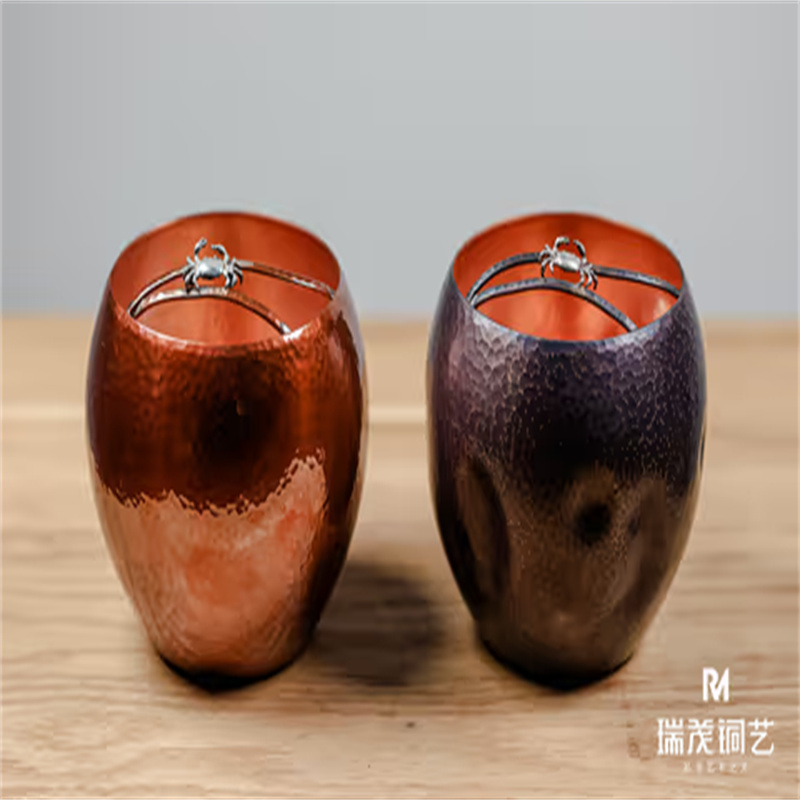 Handmade 99.9% Pure Copper Crab Vessel (Luxury Multi-Use for Bar, Decor & Collector Scenes)