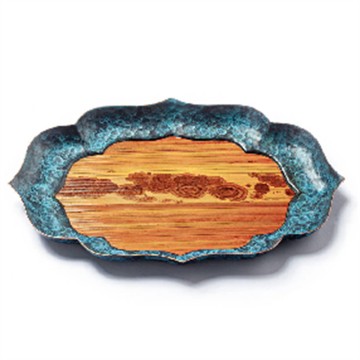 Handmade Pure Copper Multi-Use Dry Tea Tray Set (Coasters/Snack Plates)