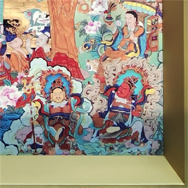 高品質チベット仏画釈迦牟尼仏銅製壁掛けアート｜インクプリントの