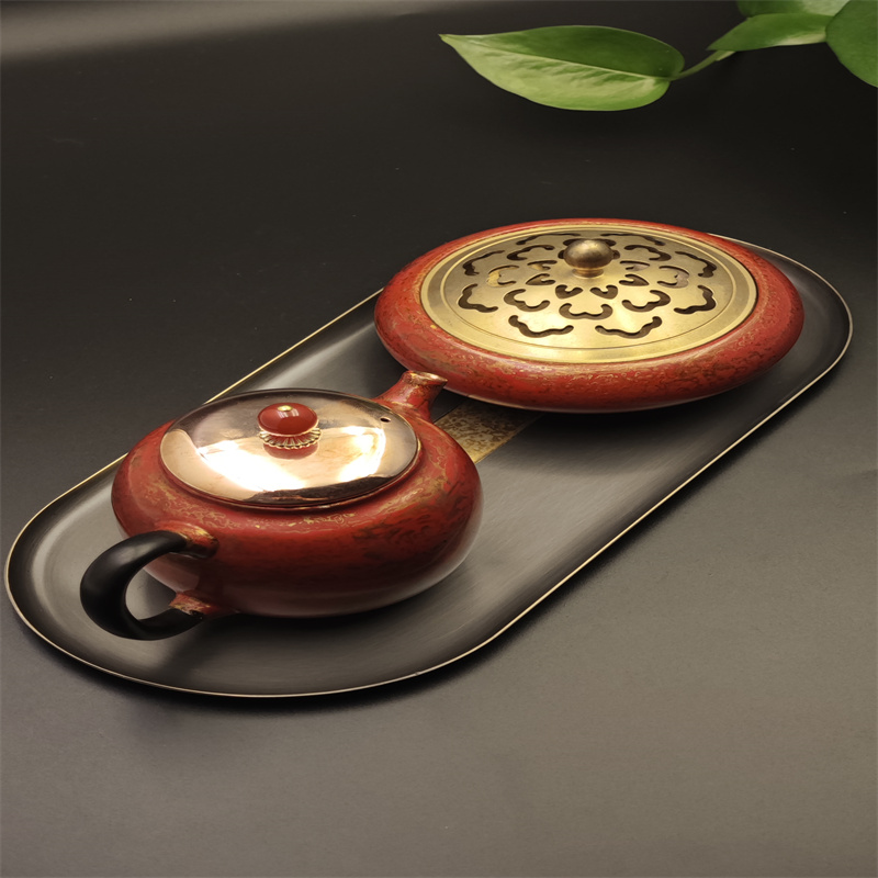 99.9% Pure Copper & ICH Lacquer Cloud-Cutout Incense Burners (Multi-Color Options)