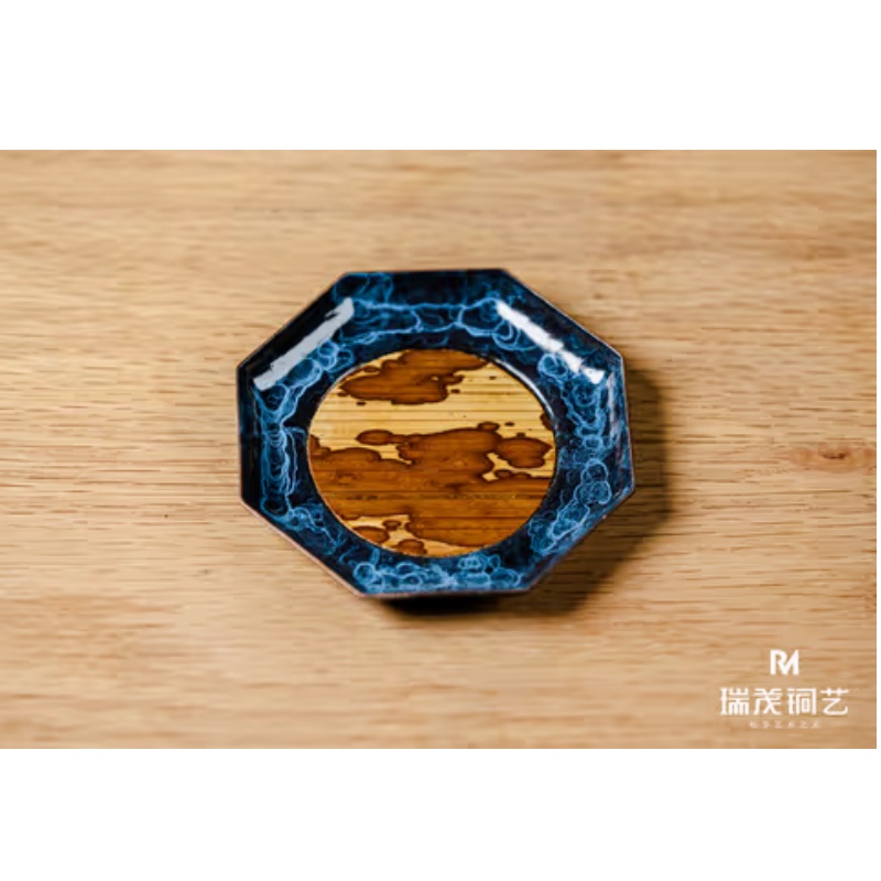 Handmade Pure Copper Multi-Use Dry Tea Tray Set (Coasters/Snack Plates)