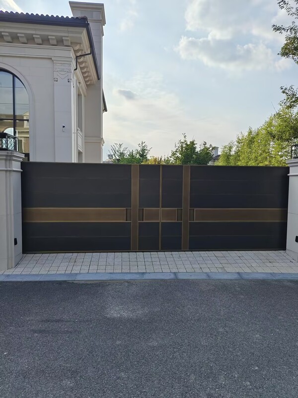 Custom Brass Sliding Gate