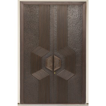Auspicious Artisan Copper Heritage Entry Door