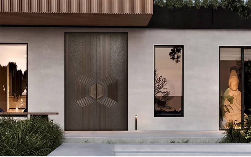 Auspicious Artisan Copper Heritage Entry Door detail (1).jpg