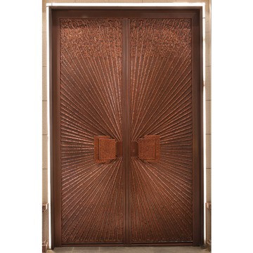 Auspicious Radiance Artisan Copper Legacy Door