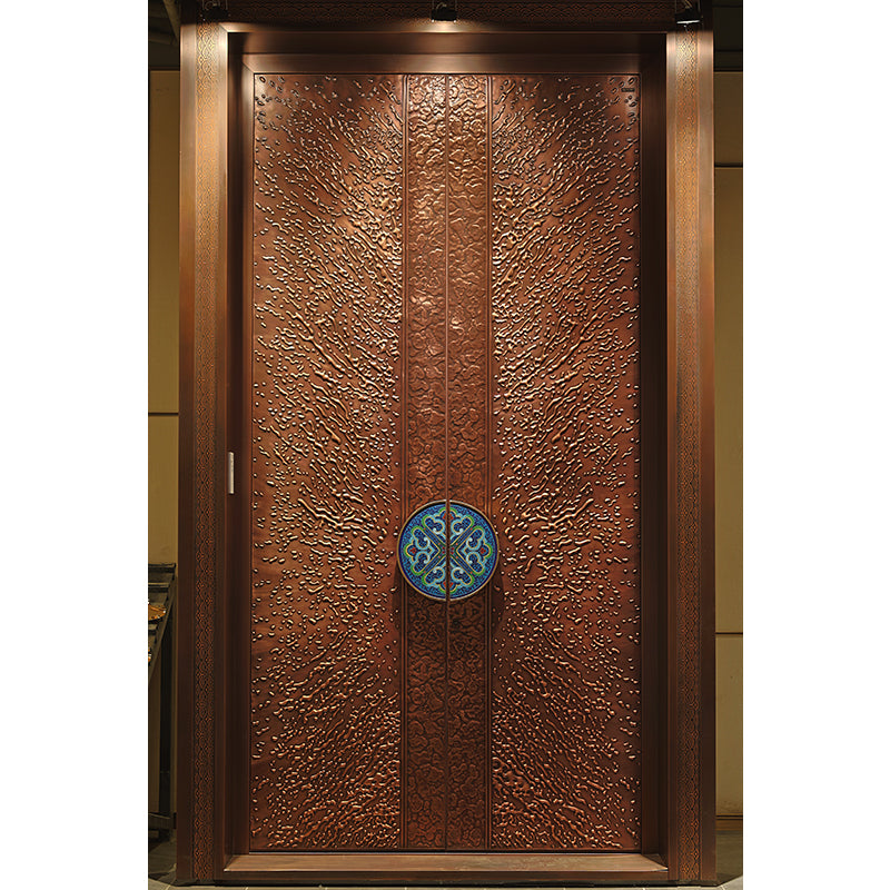 Cloisonné Waterdrop Artisan Copper Door