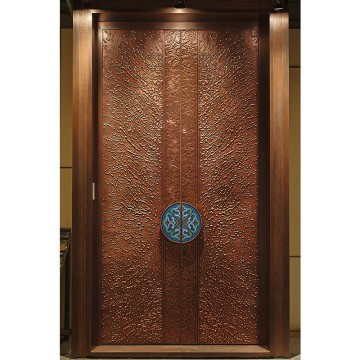 Cloisonné Waterdrop Artisan Copper Door