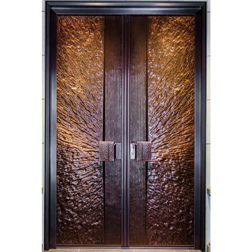 Dawn Glow Artisan Copper Flow Door