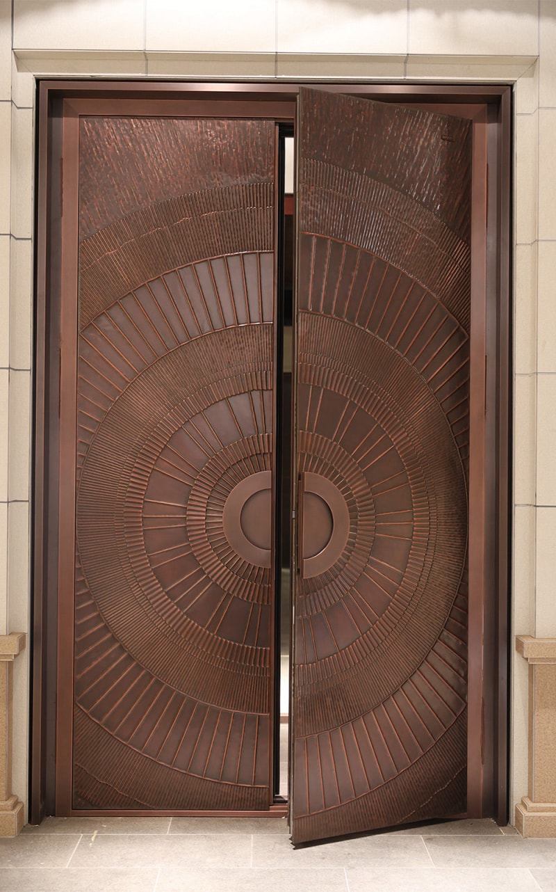 Harmony Circle Artisan Copper Door with Chinese Essence detail (2).jpg