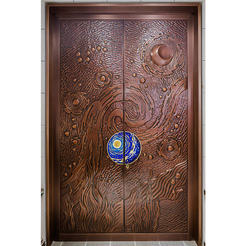 Nebula Grandeur Artisan Copper Villa Door
