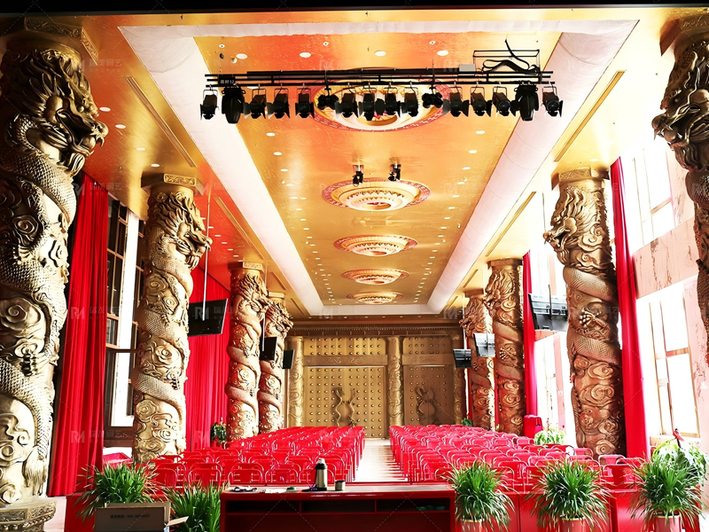 Office Building and Villa Bronze Door, Bronze Dragon Column Project