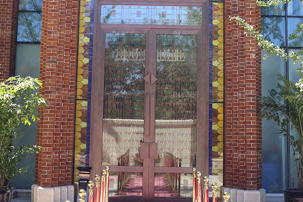 Nine Chapters Villa Artisan Glass-Copper Door4.jpg