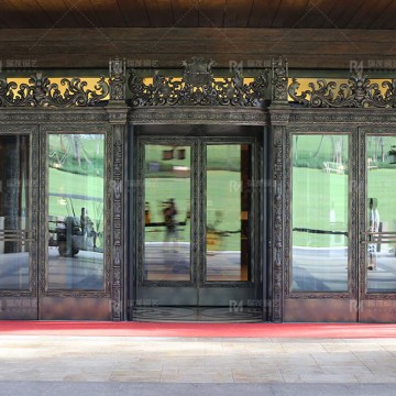 Gorgeous Glass Copper Doors for Jinhaihu