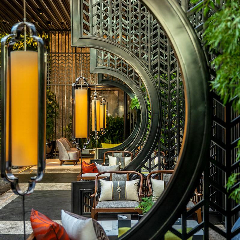 Exquisite Copper Partition, Screen Shows Style