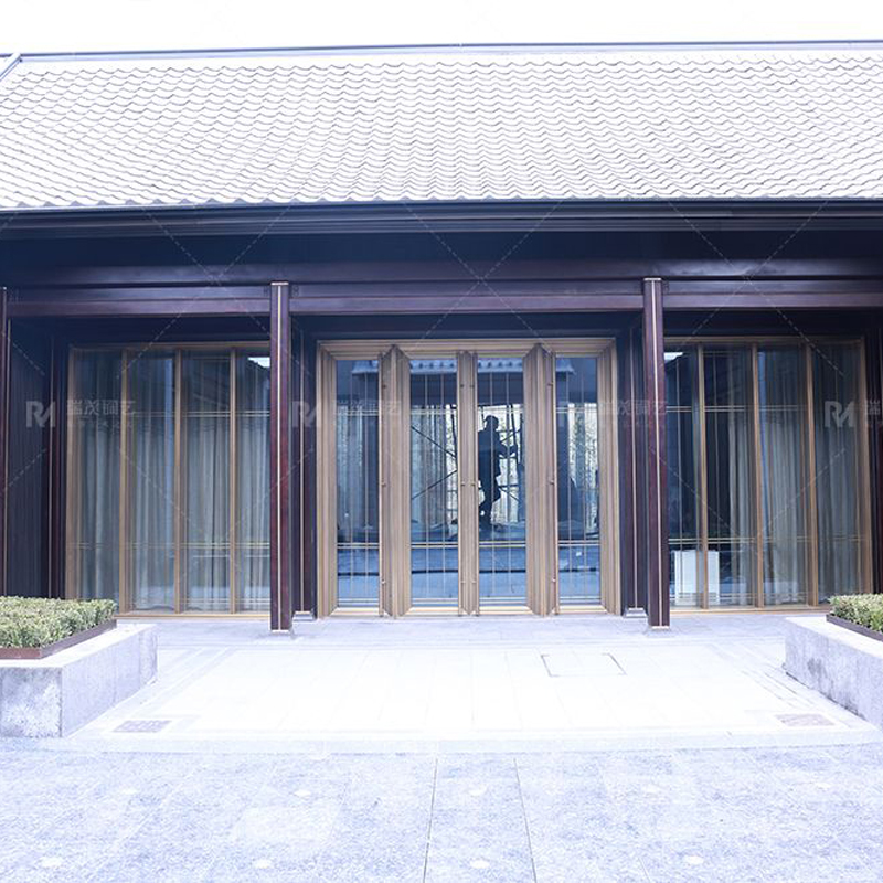 Exquisite Glass-Copper Doors for Shiguan 1 Hao Yuan