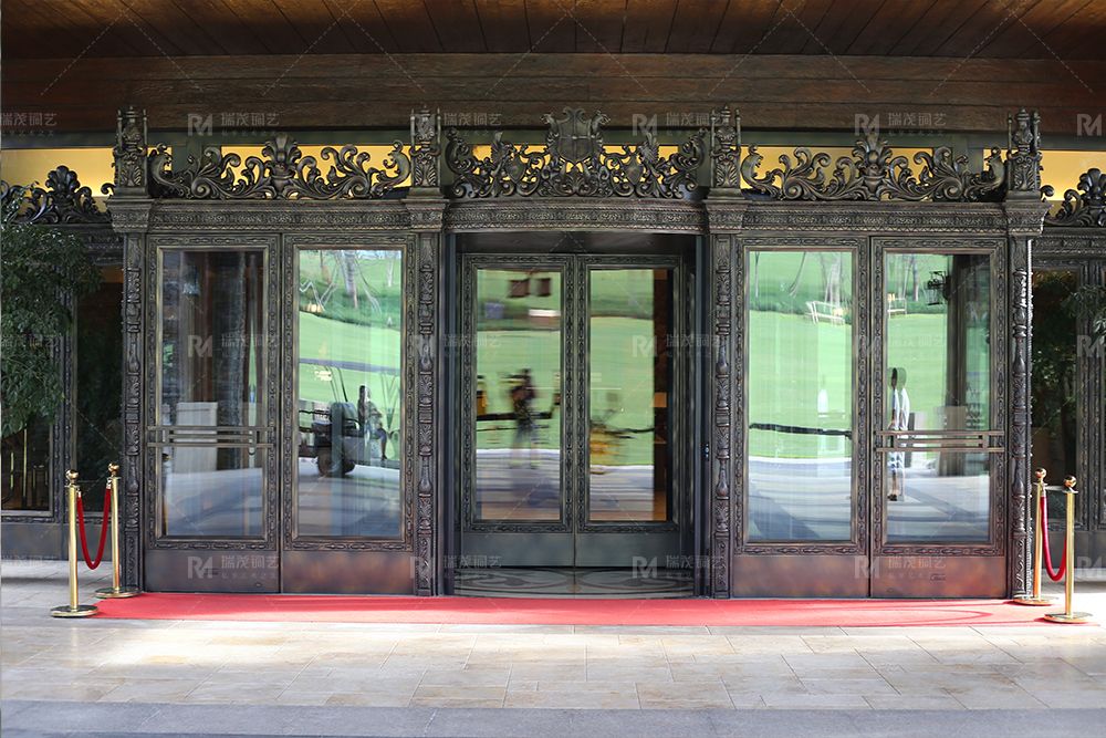 Gorgeous Glass Copper Doors for Jinhaihu (1).jpg