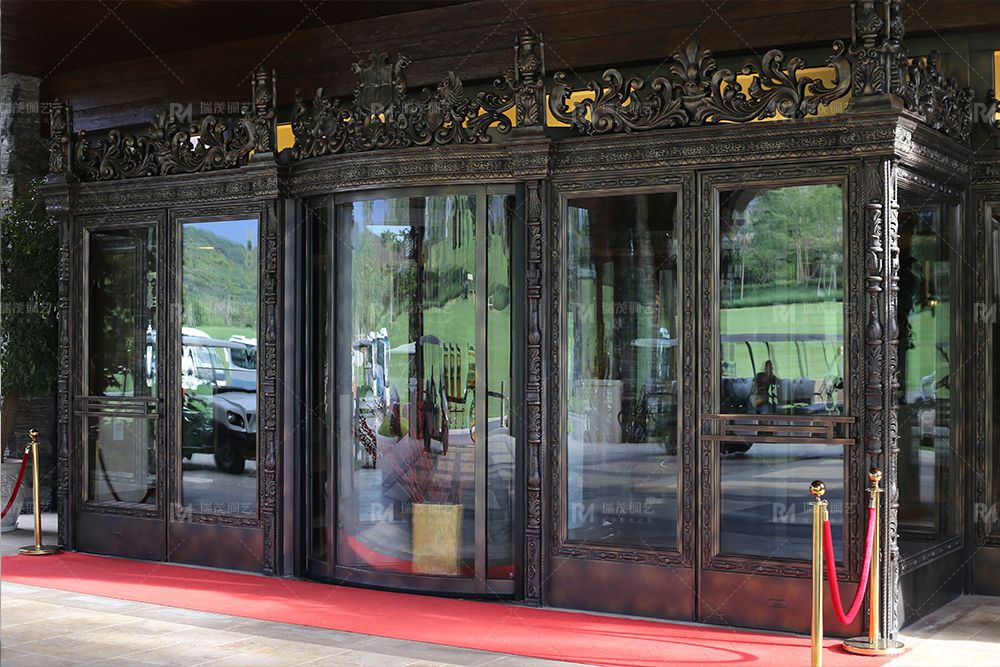 Gorgeous Glass Copper Doors for Jinhaihu (4).jpg