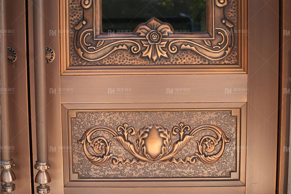 Graceful Glass Copper Doors for Yuanyang Wanhe Mansion4.jpg