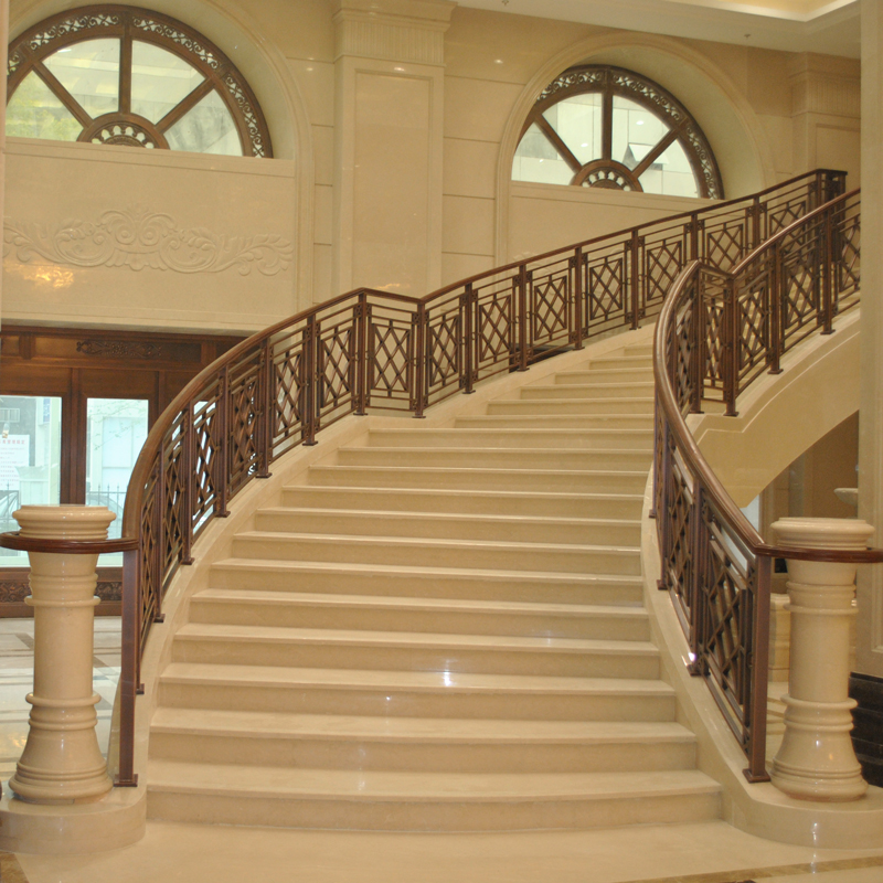 Indoor Copper Balustrade, a New Height Of Elegance