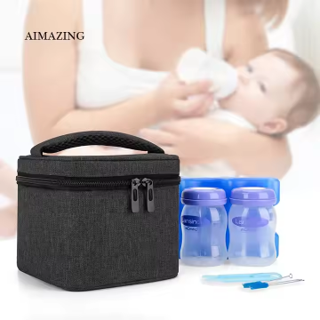 Customized Essential Portable Insulated Baby Bottle Carrier Bag