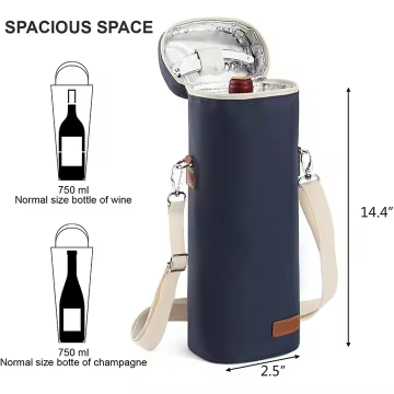 Customizable Fashionable Shock-Absorbing Wine Bag