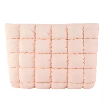 Custom Logo Light Weight Puffy Large Capacity Cosmetic Bag