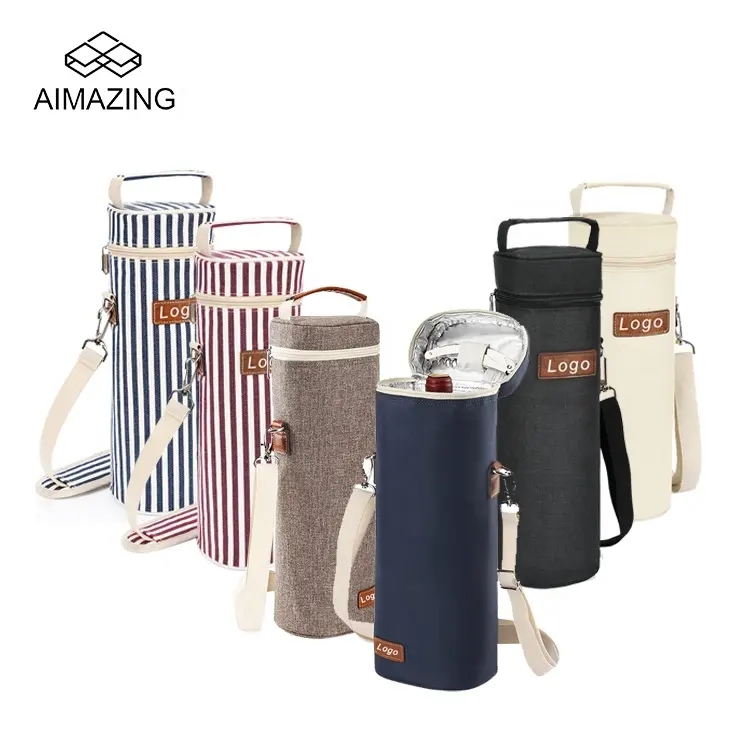 Customizable Insulated Travel Shock-Absorbing Wine Bag