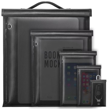 Gaiola de fibra de carbono antiespionagem EMF para sinal de laptop...